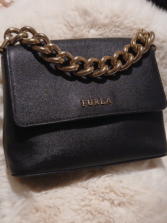 Furla Handbags - Furla Black Leather Mini Bag